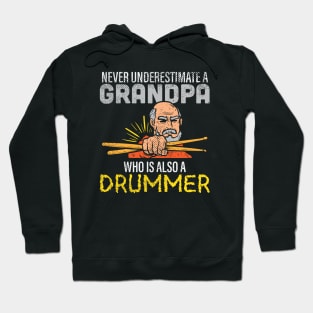 Drummer Grandpa Hoodie